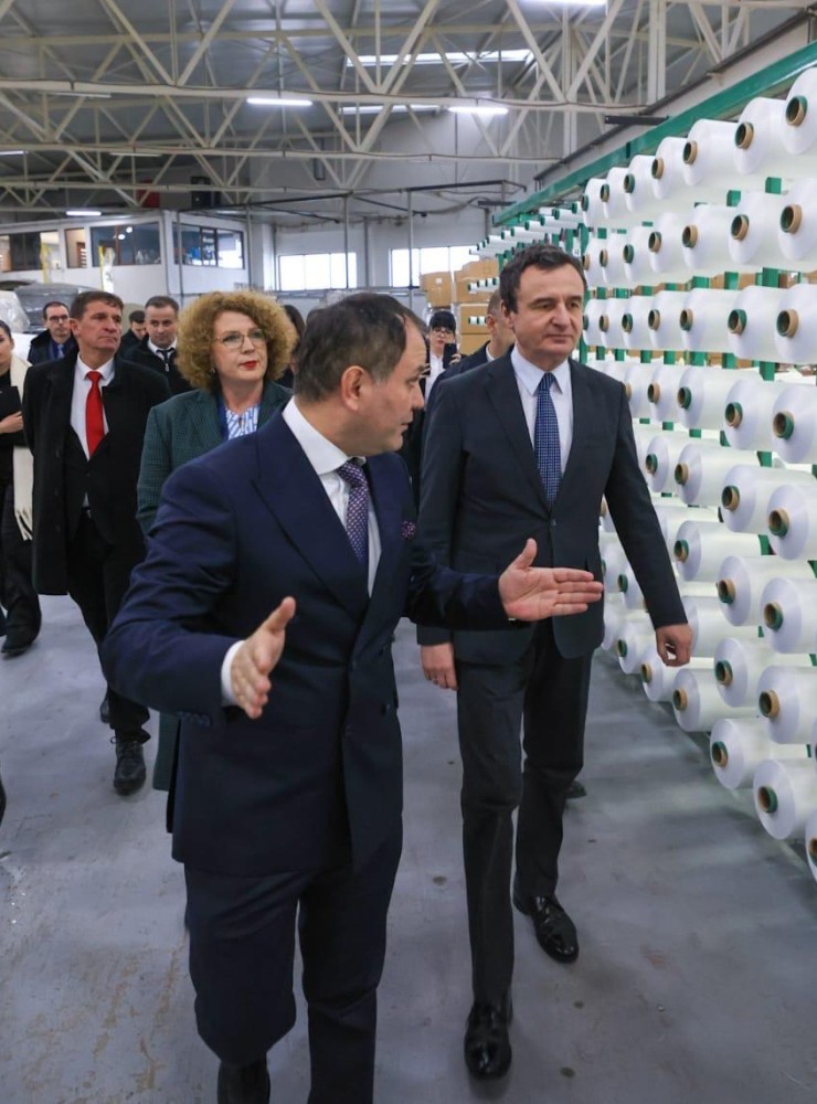 State Visit to Simtex: Prime Minister Albin Kurti Praises Innovation and Production Excellence